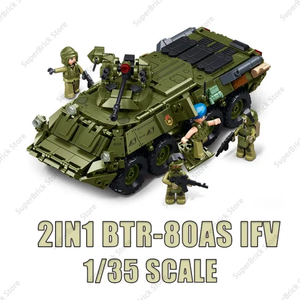 Military Boxer XM808 Building Block Set - Image 25