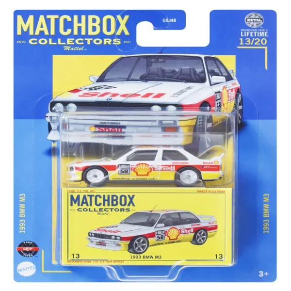 1993 BMW M3 Matchbox Premium Model Car