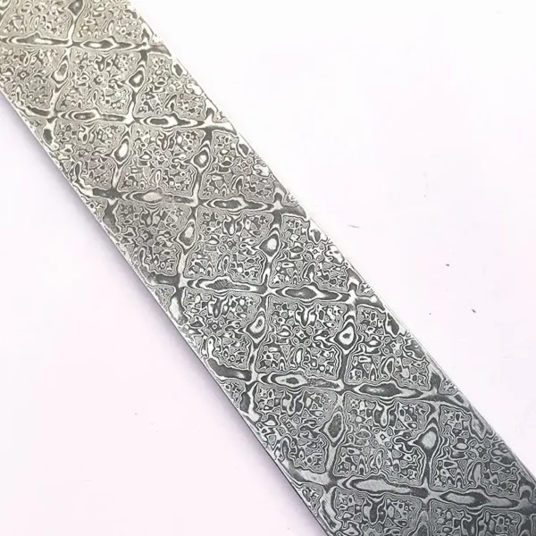 VG10 Damascus Steel Knife Blade Blank 10 Inch - Image 8