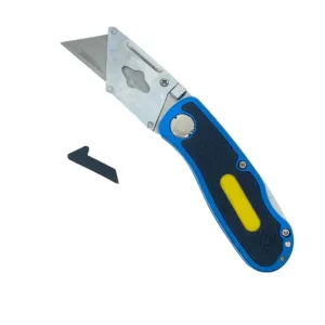 Folding Utility Knife with Grip Handle
