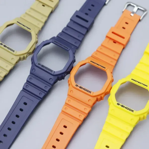 Silicone Waterproof Strap for DW5600 Watch - Image 3