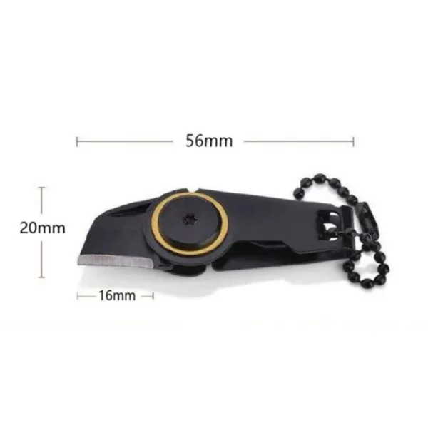 Vintage Mini Stainless Steel Folding Knife - Image 9