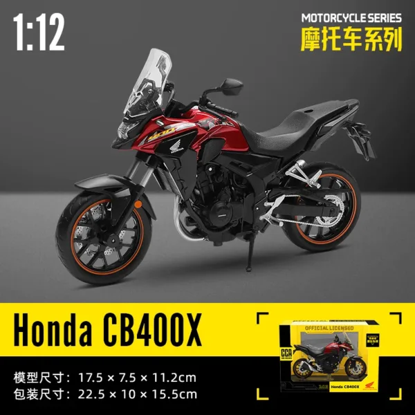 1:12 Kawasaki Ninja H2R Diecast Motorcycle Model - Image 22