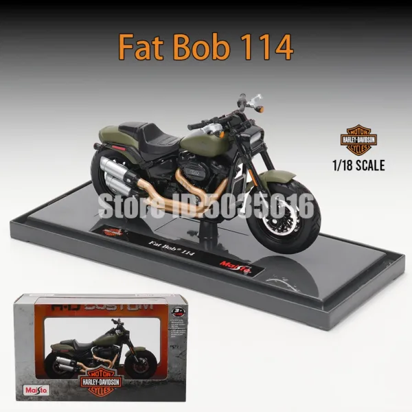 Maisto 1:18 Harley-Davidson Motorcycle Model - Image 16