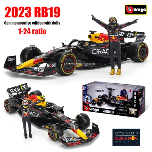 Bburago 1:24 F1 RB19 Diecast Model Car