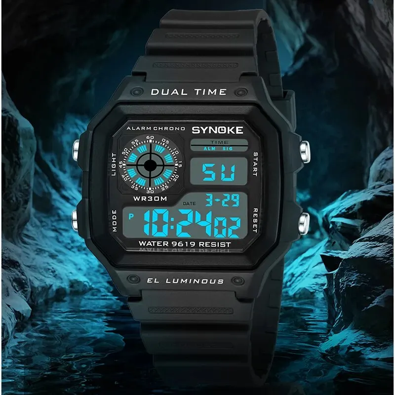 SYNOKE Waterproof Digital Watch