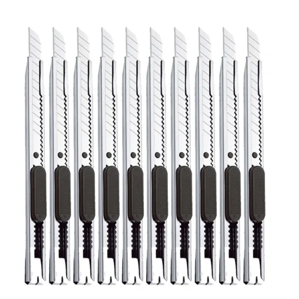 9mm Retractable Box Cutter Set of 10 - Image 8