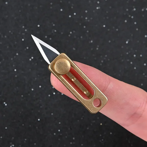 Titanium Alloy Folding Knife with D2 Blade - Image 8