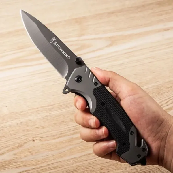 Browning Folding Multitool Knife with Clip - Image 4