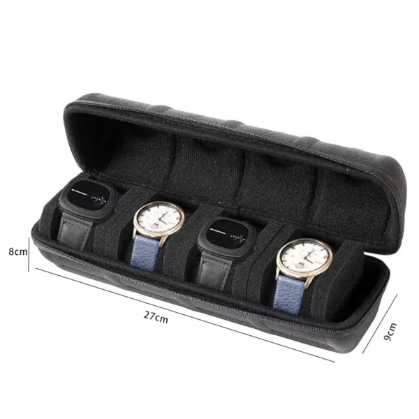 5 Slot Travel Watch Case for Men and Women - Image 10