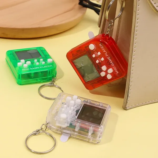 Mini Handheld Game Console with Keychain - Image 5