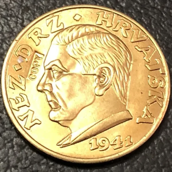 1941 Croatia 500 Kuna Replica Coin