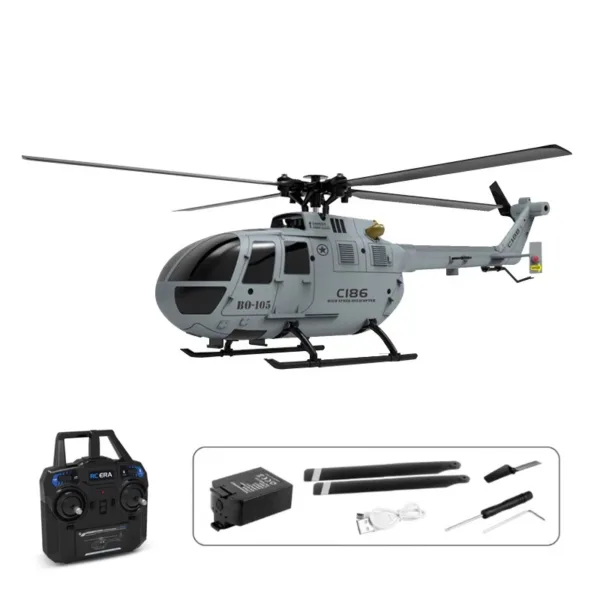 C186 Pro 4-Channel RC Helicopter with Gyro