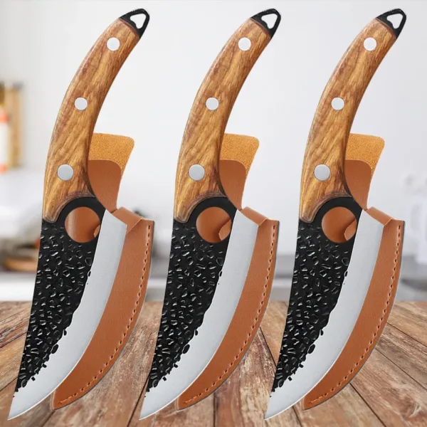 Forged Stainless Steel Multi-purpose Knife Set - Image 8