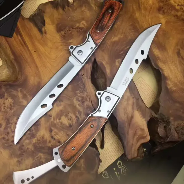 Durable Folding Steel Knife for Outdoors - Image 5