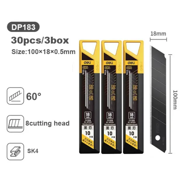 10-Pack SK5 Utility Knife Blades 9/18mm - Image 24