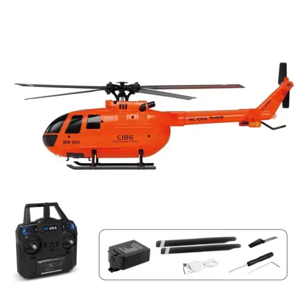 C186 Pro 4-Channel RC Helicopter with Gyro - Image 10