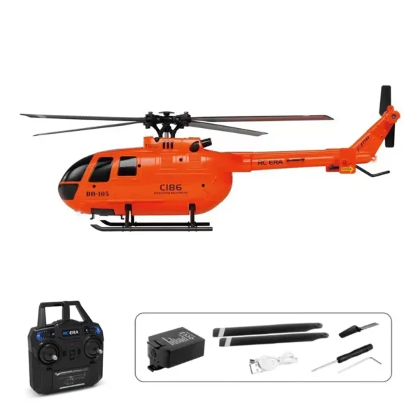 C186 Pro 4-Channel RC Helicopter with Gyro - Image 8