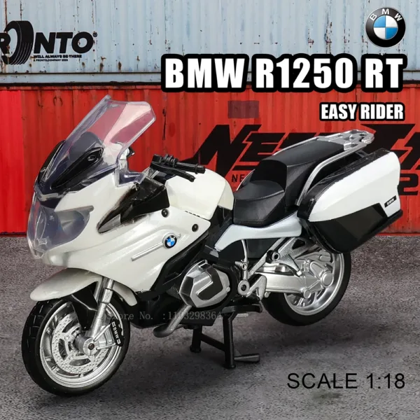 1:18 Kawasaki Ninja H2R Die-Cast Motorcycle Model - Image 19