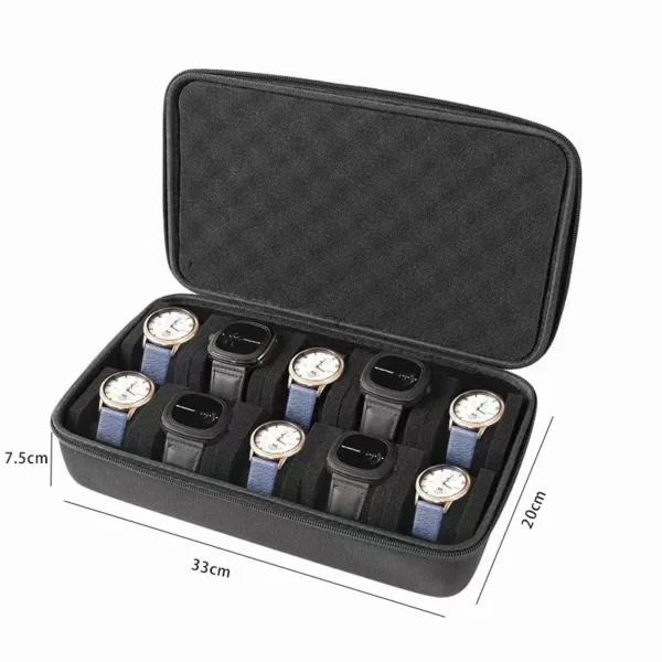 5 Slot Travel Watch Case for Men and Women - Image 7