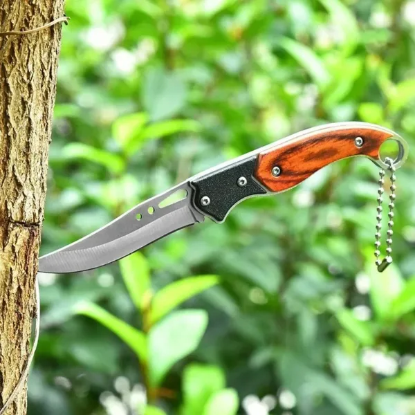 Portable Folding Knife for Outdoor Use - Image 2