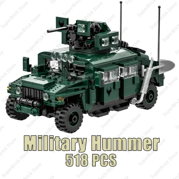 Military Boxer XM808 Building Block Set - Image 10