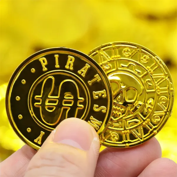 Set of 20/50/100 Pirate Coin Replicas for Celebrations - Image 5