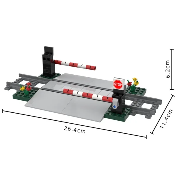 Creative City Train Building Blocks Set - Image 5