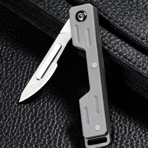 Mini Folding Scalpel Knife with 10 Blades