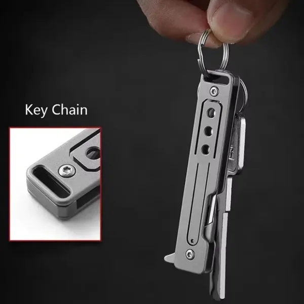 Stainless Steel Mini Folding Knife - Image 3