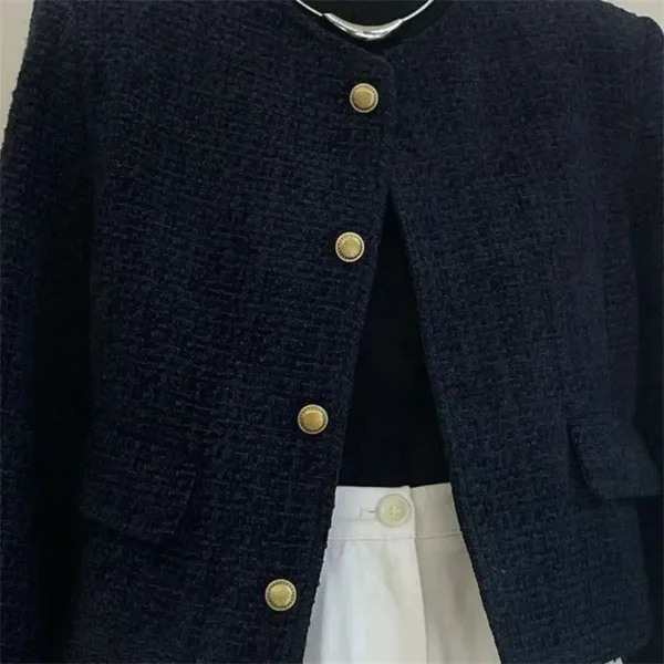 Wool Blend Casual Jacket for Women - Image 5