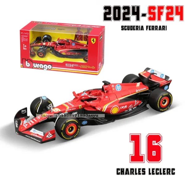 Bburago 1:43 Scale Ferrari SF24 Model Car - Image 5