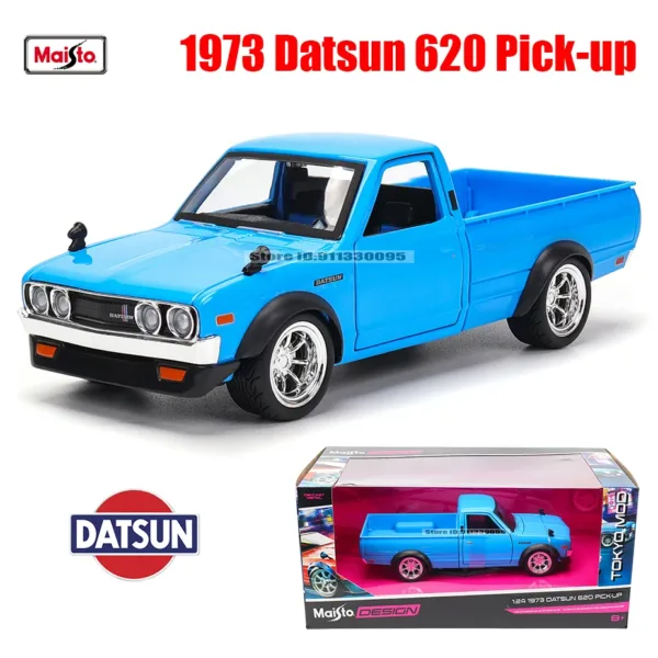 Maisto 1:24 Diecast Nissan Datsun 620 Model - Image 2