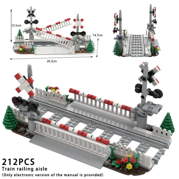 Creative City Train Building Blocks Set - Image 9