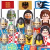 Medieval Knight Soldier Building Block Set
