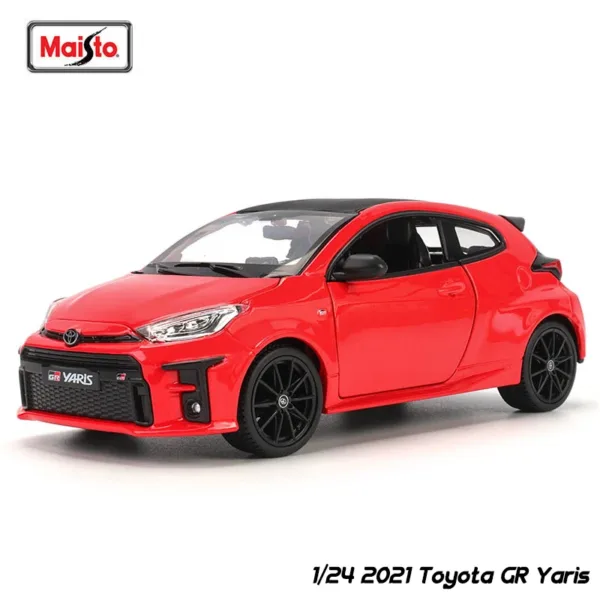 Maisto 1:24 Toyota GR Yaris Diecast Model - Image 8