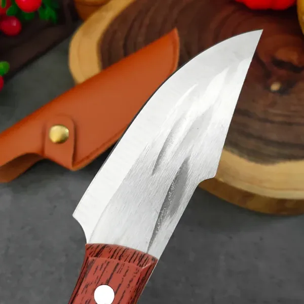 Stainless Steel Boning Knife with Ergonomic Handle - Image 2