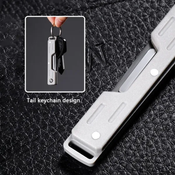 Mini Folding Scalpel Knife with 10 Blades - Image 4