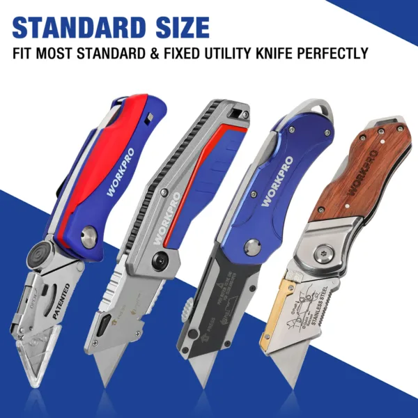 WORKPRO Heavy Duty Utility Knife Blades 50PCS - Image 5