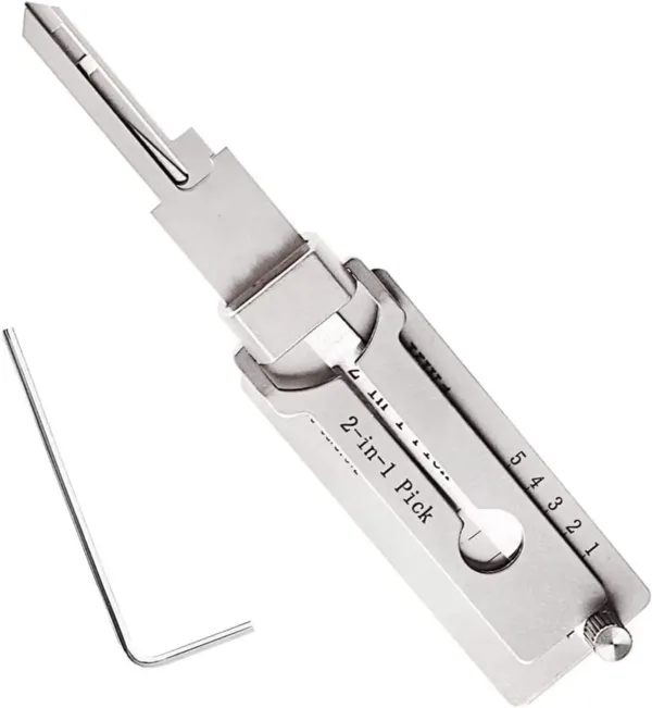 2-in-1 Stainless Steel Key Decoder Tool - Image 2