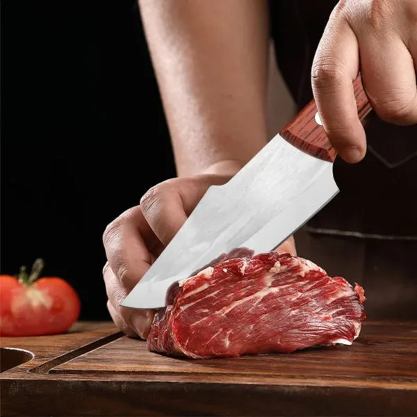 Stainless Steel Boning Knife with Ergonomic Handle - Image 4