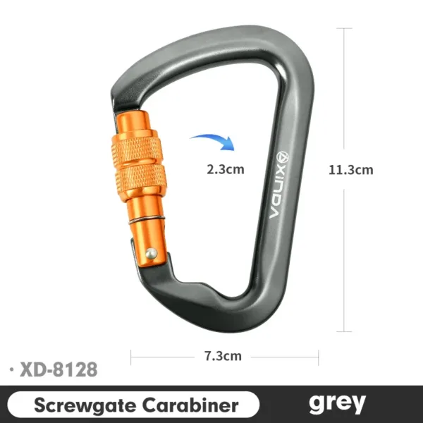 30kN Aluminum Alloy Climbing Carabiner Hook - Image 8