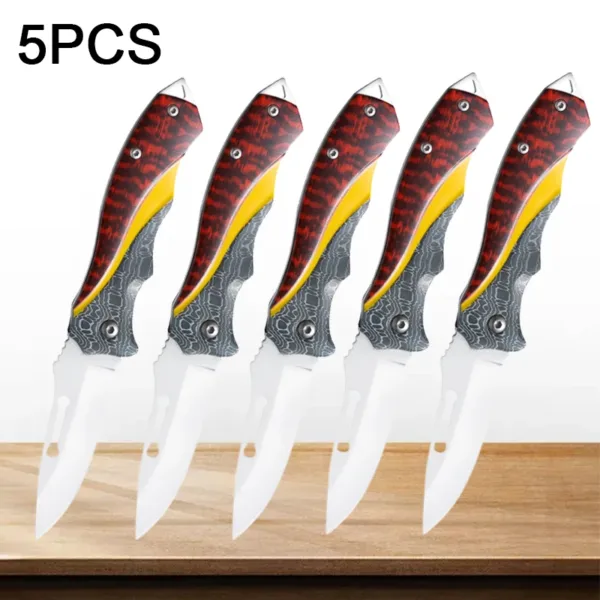 Folding Stainless Steel Fruit Knife Set - Image 9