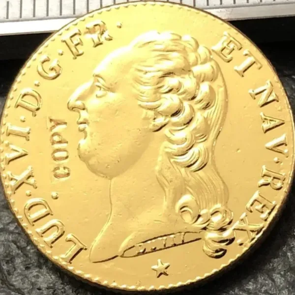 1785 Louis d'or Replica Antique Coin - Image 2