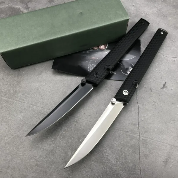 Folding Knife with 8CR17Mov Blade and G10 Handle - Image 4