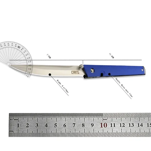 Folding Knife with 8CR17Mov Blade and G10 Handle - Image 6