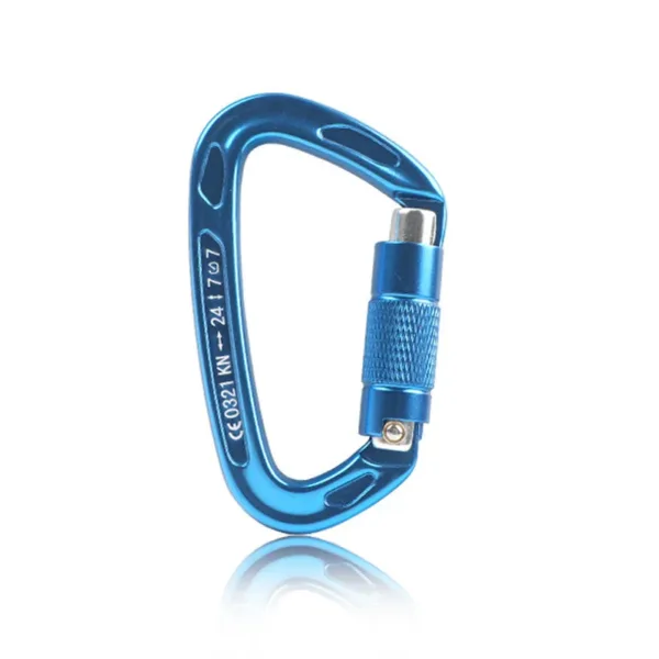 24KN Auto Lock Climbing Carabiner D Shape - Image 10