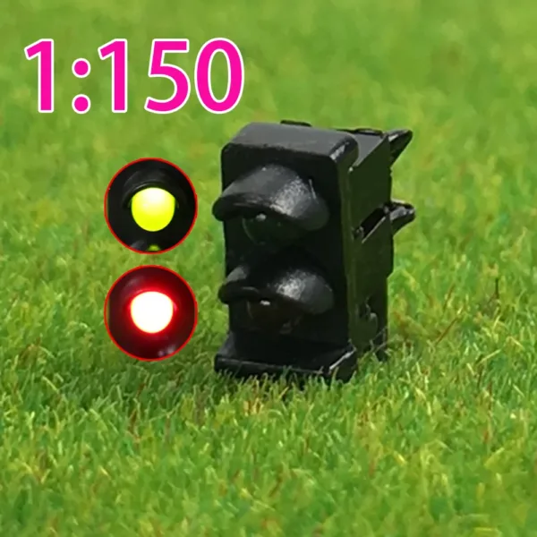 5pcs N Scale LED Dwarf Signals for Trains - Image 2