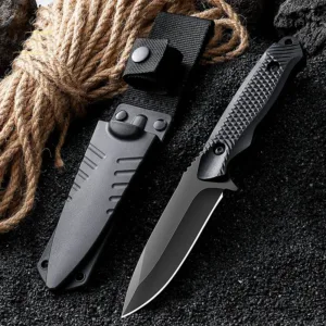 Tactical Stainless Steel Pocket Knife with Sheath