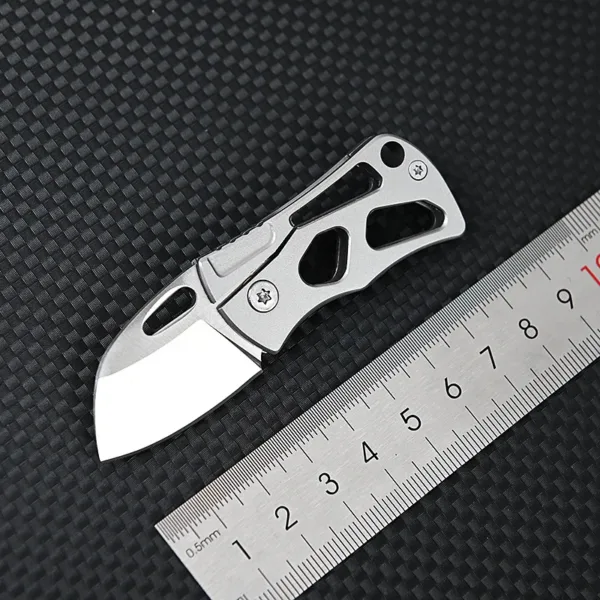 Titanium Alloy Folding Knife with D2 Blade - Image 9